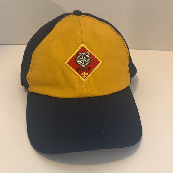 Wolf Cub Scouts Cap ~ Twill Snapback Adjustable Size M/L - Picture 12 of 16